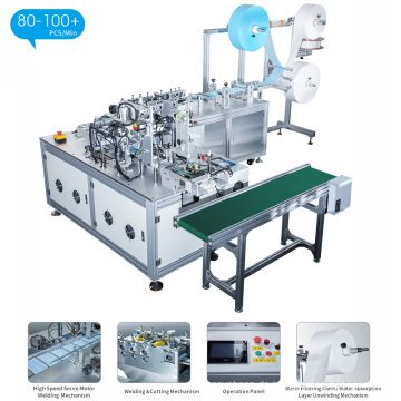 Hochgeschwindigkeits-1 + 1-Flachmaskenmaschine